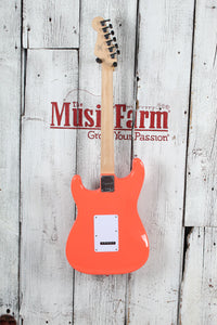 Squier Sonic Stratocaster Electric Guitar HSS Tahitian Coral Finish