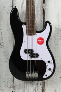 Squier Sonic Precision Bass 4 String Electric Bass Guitar Black Finish