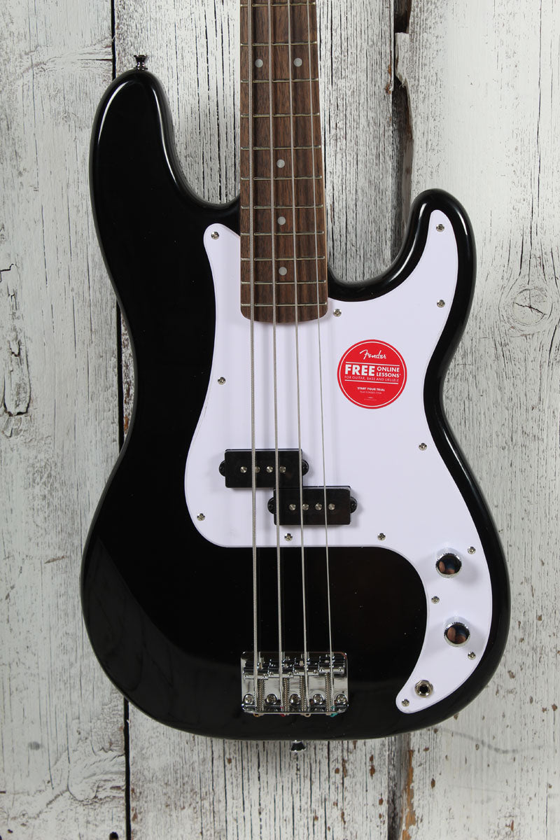 Squier Sonic Precision Bass 4 String Electric Bass Guitar Black Finish