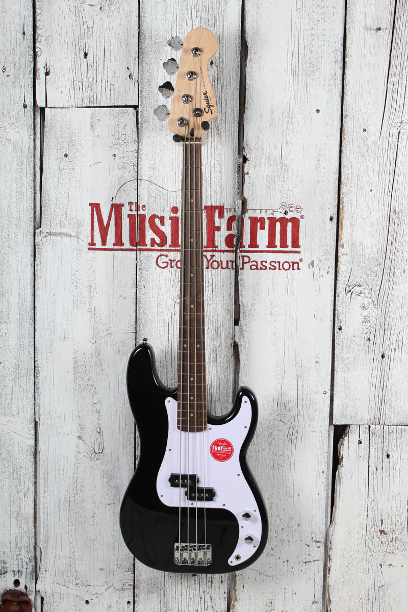 Squier Sonic Precision Bass 4 String Electric Bass Guitar Black Finish Secondary image