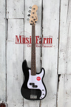 Squier Sonic Precision Bass 4 String Electric Bass Guitar Black Finish
