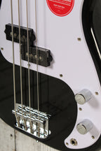 Squier Sonic Precision Bass 4 String Electric Bass Guitar Black Finish