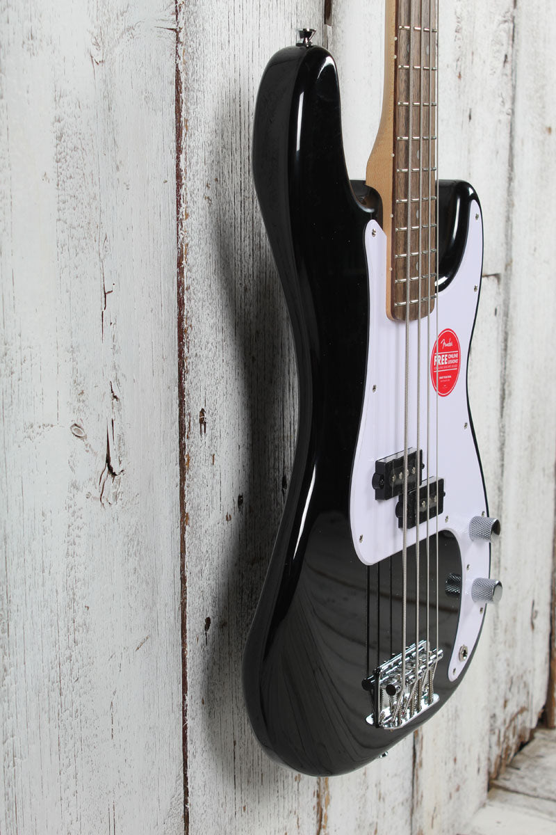 Squier Sonic Precision Bass 4 String Electric Bass Guitar Black Finish