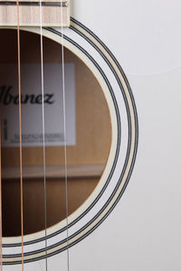 Ibanez AAM370E Advanced Acoustic Electric Guitar Open Pore Antique White