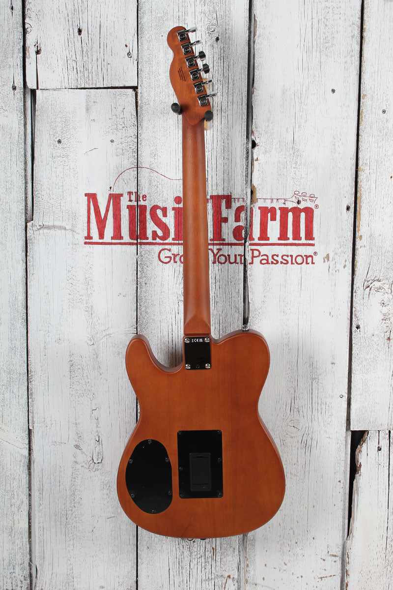 Fender Acoustasonic Standard Telecaster Acoustic Electric Guitar Aged Natural