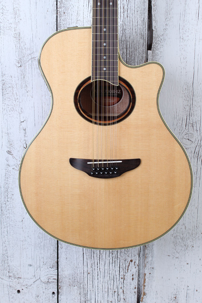 Yamaha APX700II 12 String Thinline Cutaway Acoustic Electric Guitar Natural