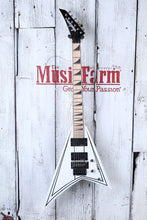 Load image into Gallery viewer, Jackson X Series Rhoads RRX24M Electric Guitar Snow White with Black Pinstripes