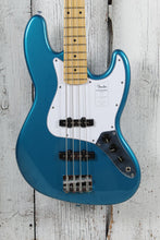 Load image into Gallery viewer, Fender Standard Jazz Bass 4 String Electric Bass Guitar Aqua Marine Metallic