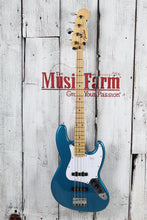 Load image into Gallery viewer, Fender Standard Jazz Bass 4 String Electric Bass Guitar Aqua Marine Metallic