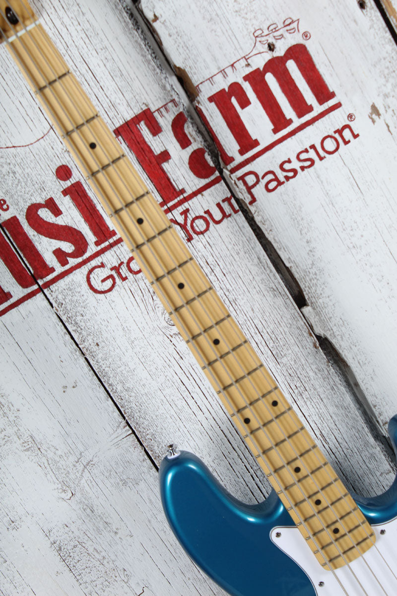 Fender Standard Jazz Bass 4 String Electric Bass Guitar Aqua Marine Metallic