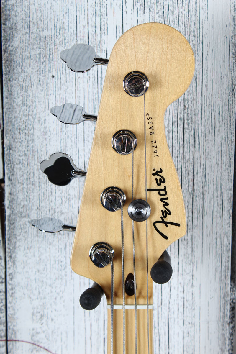 Fender Standard Jazz Bass 4 String Electric Bass Guitar Aqua Marine Metallic