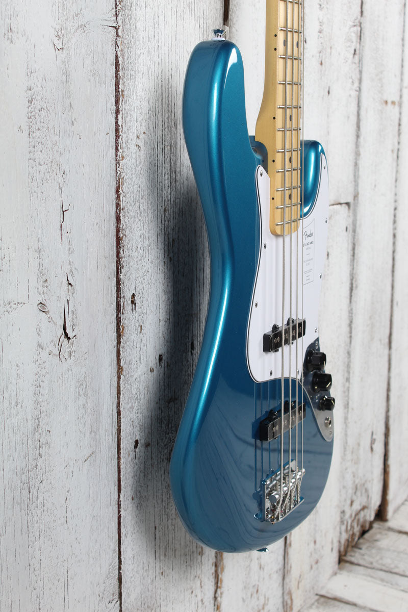 Fender Standard Jazz Bass 4 String Electric Bass Guitar Aqua Marine Metallic