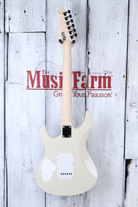 Yamaha PAC112V Double Cut Solid Body Electric Guitar Vintage White Finish