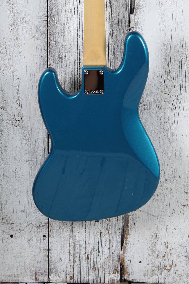 Fender Standard Jazz Bass 4 String Electric Bass Guitar Aqua Marine Metallic