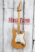 Aria STG Series STG-004 Solid Body Electric Guitar Natural Finish