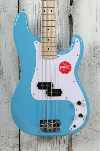 Squier Sonic Precision Bass 4 String Electric Bass Guitar California Blue