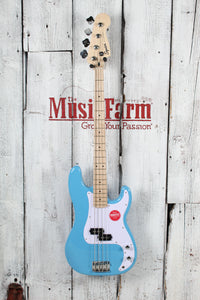 Squier Sonic Precision Bass 4 String Electric Bass Guitar California Blue