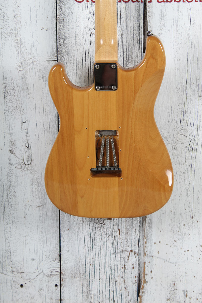 Aria STG Series STG-004 Solid Body Electric Guitar Natural Finish