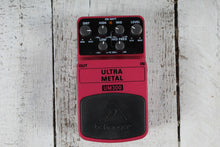 Load image into Gallery viewer, Behringer UM300 Ultra Metal Pedal Electric Guitar Distortion Effects Pedal
