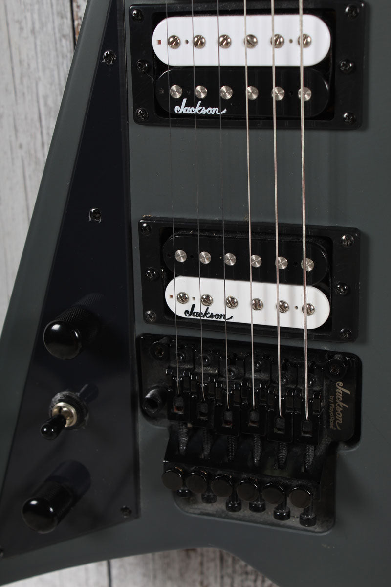 Jackson 2016 JS Series Rhoads JS32 Left Handed Electric Guitar Satin Gray Finish