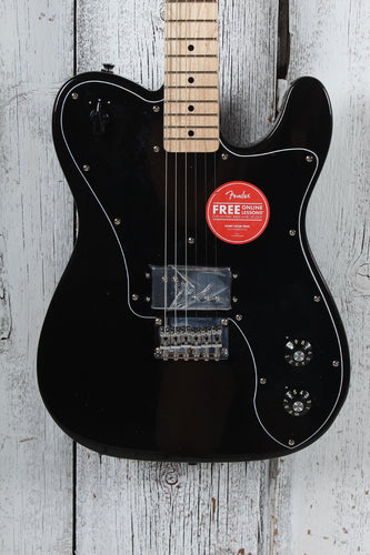 Squier Paranormal Esquire Deluxe Electric Guitar Metallic Black Finish