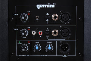 Gemini AS-2115P 2 Way Active Loudspeaker 2000 Watt Powered 15 Inch Speaker