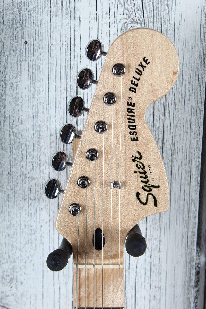 Squier Paranormal Esquire Deluxe Electric Guitar Metallic Black Finish