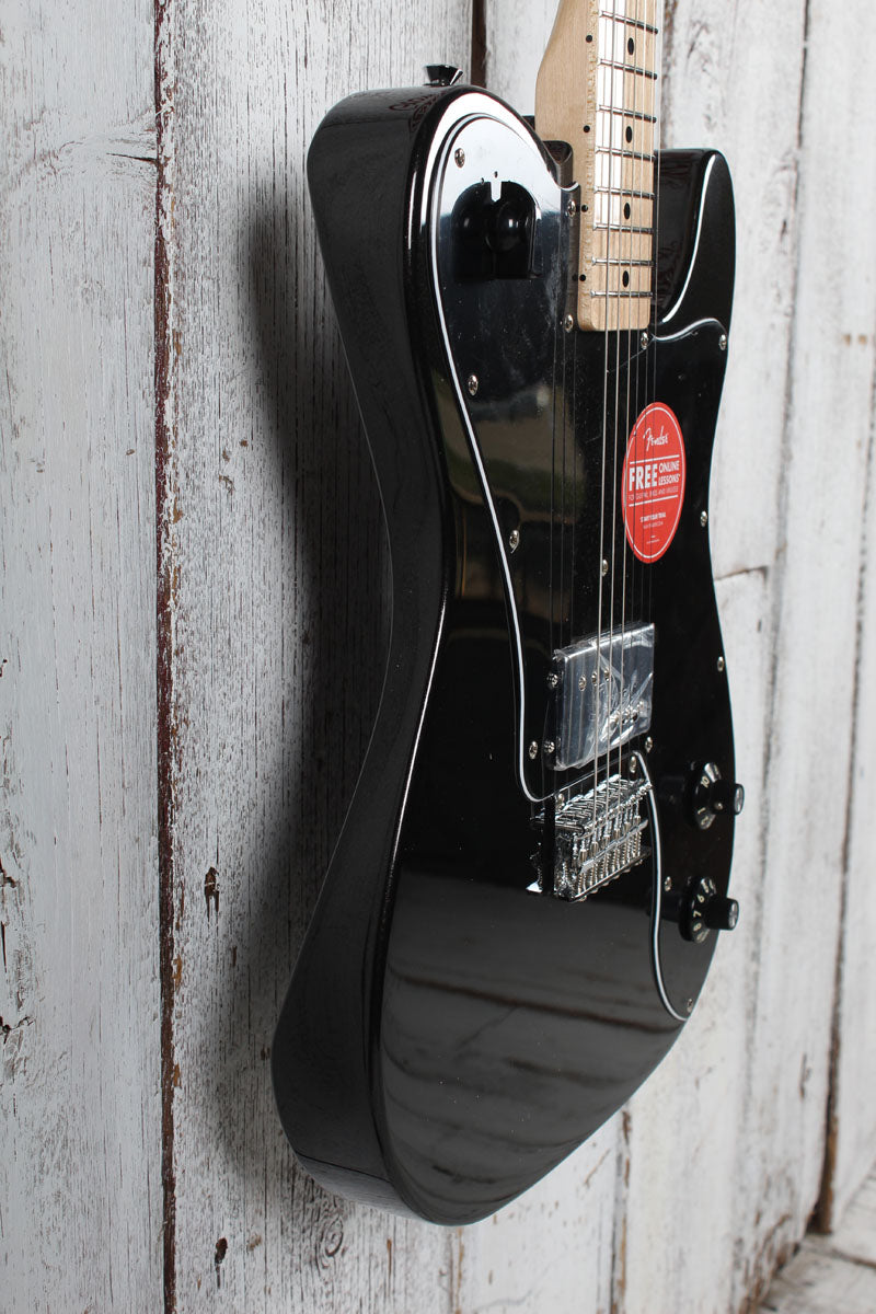 Squier Paranormal Esquire Deluxe Electric Guitar Metallic Black Finish