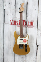 Squier Paranormal Custom Nashville Stratocaster Electric Guitar Aztec Gold