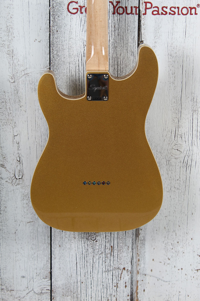 Squier Paranormal Custom Nashville Stratocaster Electric Guitar Aztec Gold