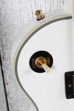 Load image into Gallery viewer, Epiphone Les Paul Custom Electric Guitar Alpine White Finish with Gig Bag