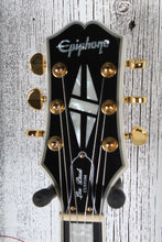 Load image into Gallery viewer, Epiphone Les Paul Custom Electric Guitar Alpine White Finish with Gig Bag