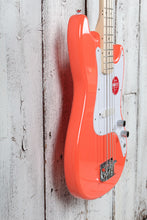 Load image into Gallery viewer, Squier Sonic Bronco Bass 4 String Electric Bass Guitar Tahitian Coral Finish