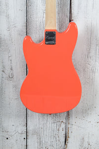 Squier Sonic Bronco Bass 4 String Electric Bass Guitar Tahitian Coral Finish