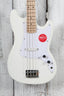 Squier Sonic Bronco Bass 4 String Electric Bass Guitar Arctic White Finish