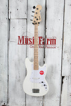 Squier Sonic Bronco Bass 4 String Electric Bass Guitar Arctic White Finish