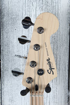 Squier Sonic Bronco Bass 4 String Electric Bass Guitar Arctic White Finish