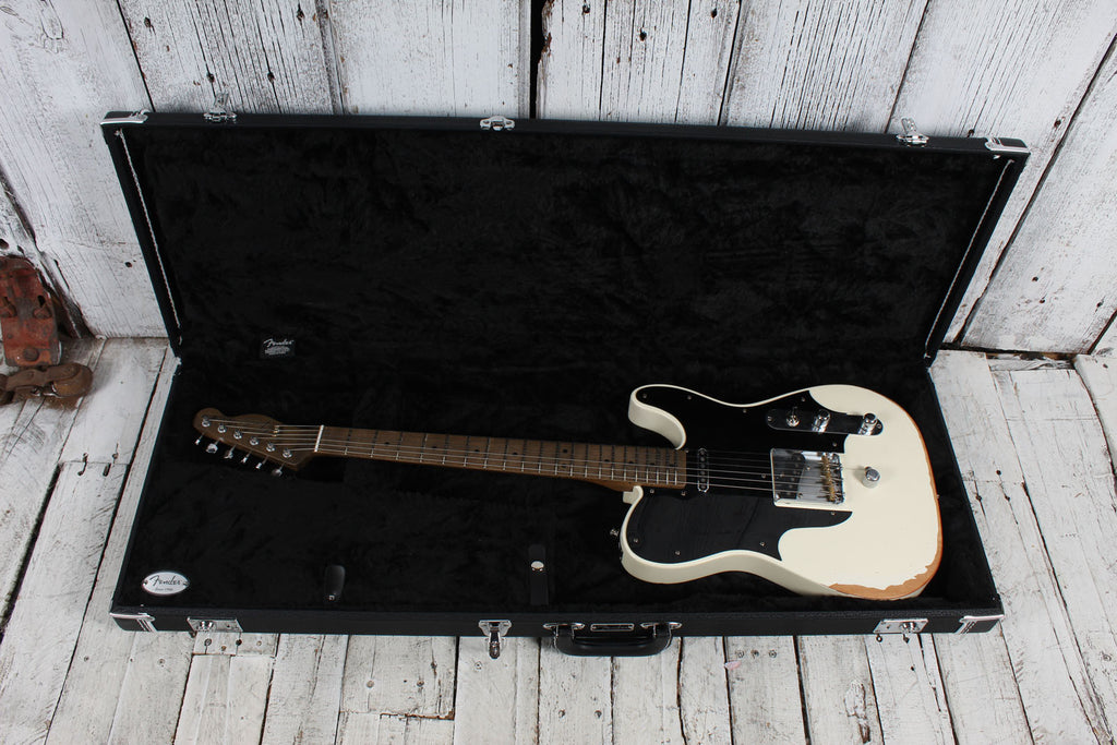 Fender John Osborne Telecaster Electric Guitar Olympic White with Hardshell Case
