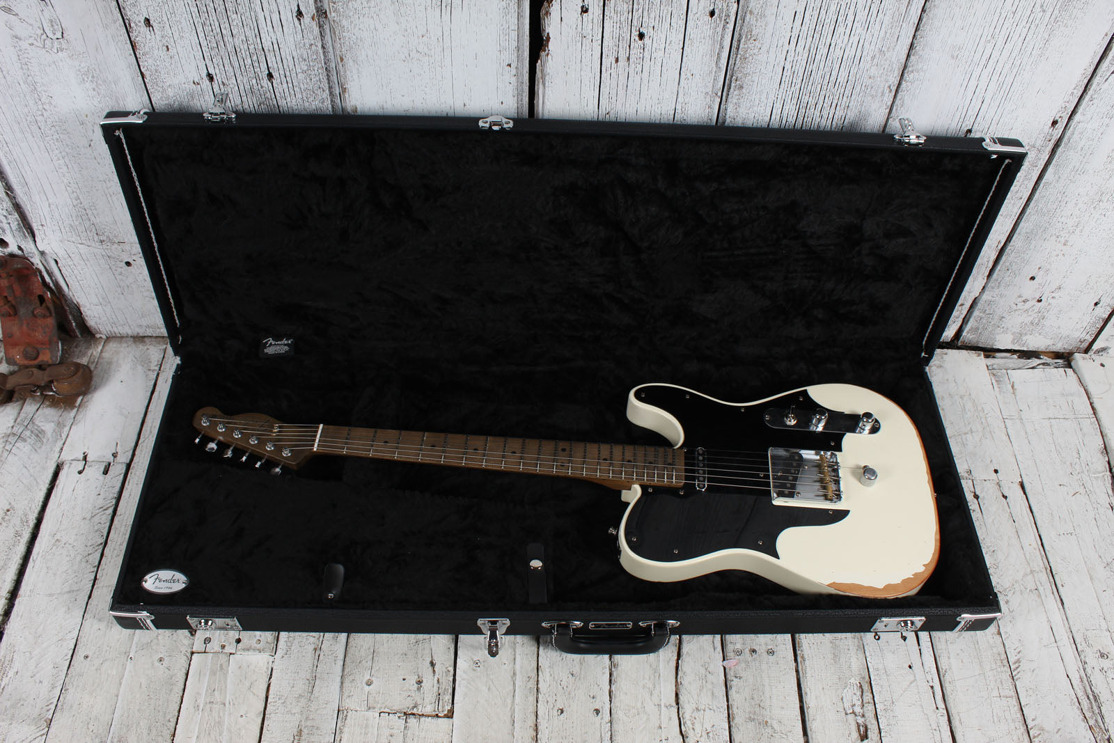 Fender John Osborne Telecaster Electric Guitar Olympic White with Hardshell Case