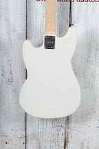 Squier Sonic Bronco Bass 4 String Electric Bass Guitar Arctic White Finish