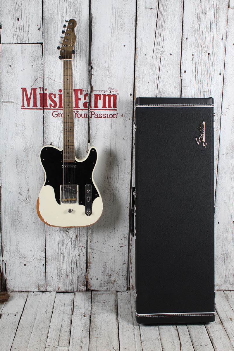 Fender John Osborne Telecaster Electric Guitar Olympic White with Hardshell Case