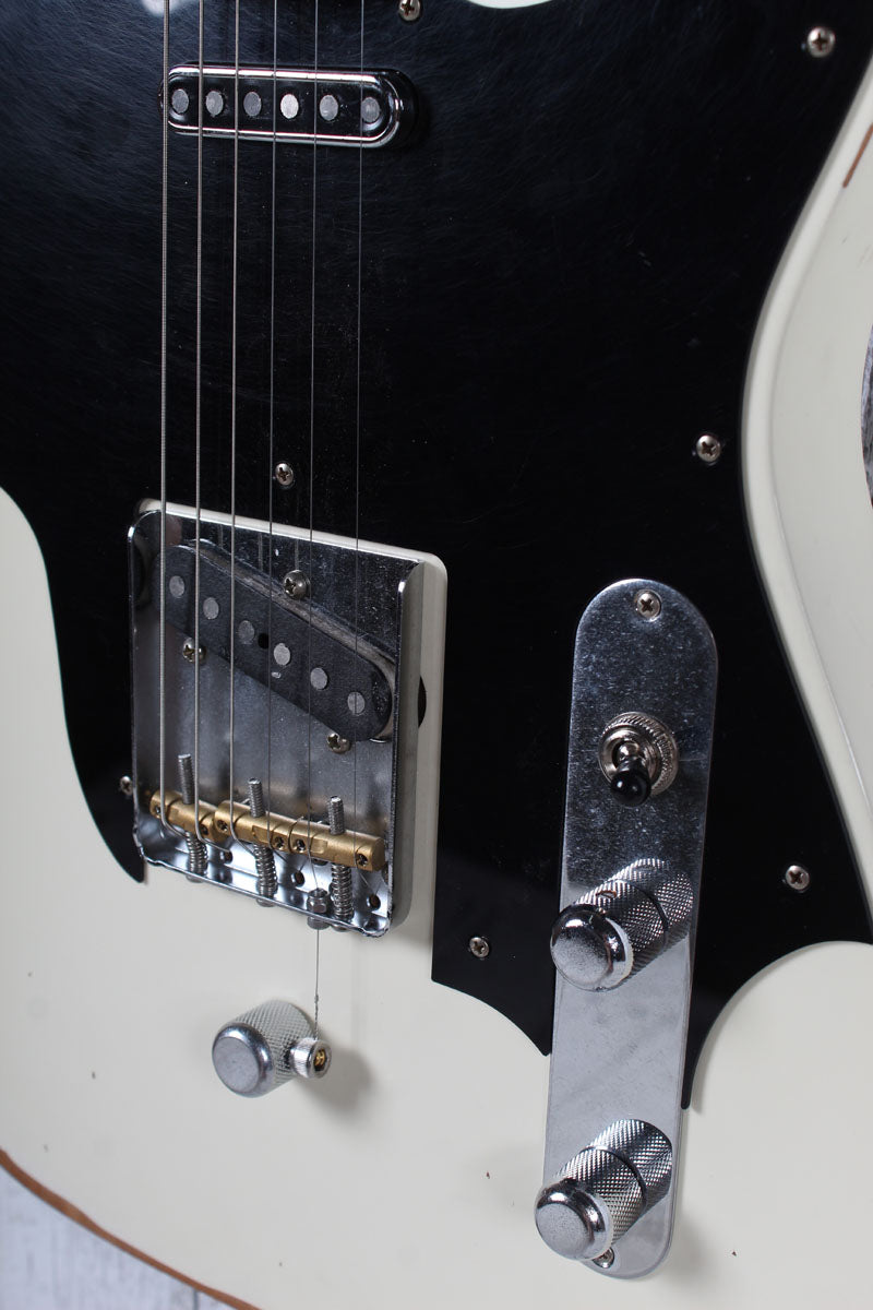 Fender John Osborne Telecaster Electric Guitar Olympic White with Hardshell Case