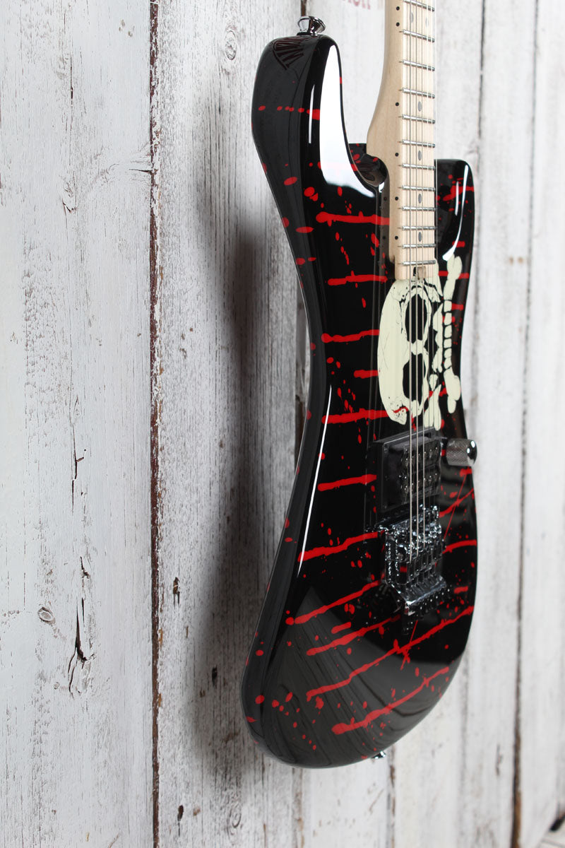 Charvel Warren DeMartini Signature Pro-Mod Blood and Skull Electric Guitar