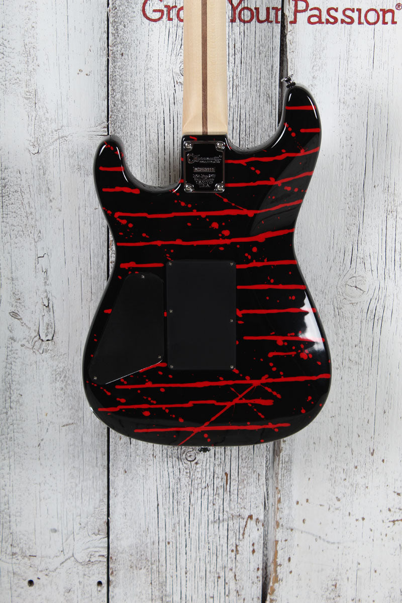 Charvel Warren DeMartini Signature Pro-Mod Blood and Skull Electric Guitar