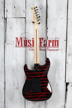 Charvel Warren DeMartini Signature Pro-Mod Blood and Skull Electric Guitar