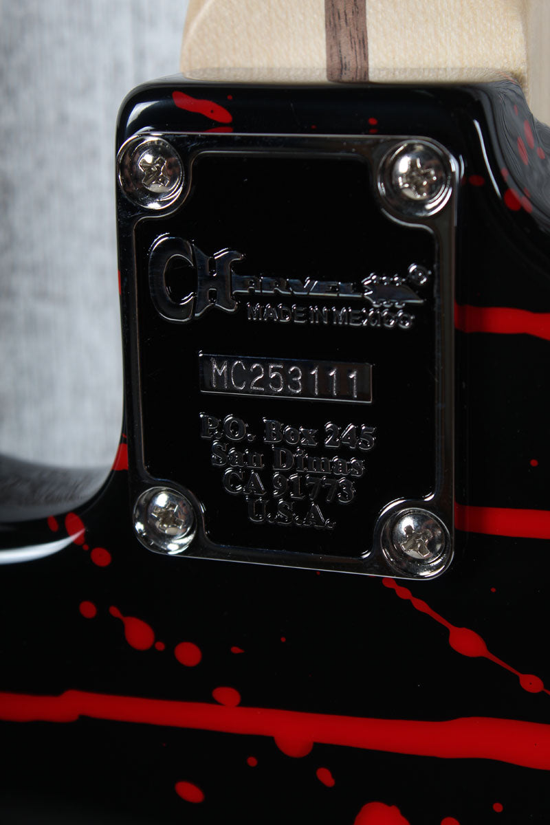 Charvel Warren DeMartini Signature Pro-Mod Blood and Skull Electric Guitar