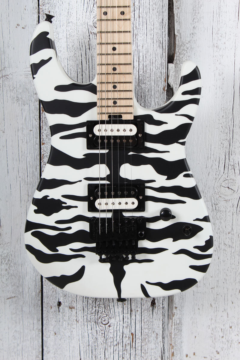 Charvel Satchel Signature Pro Mod DK Bengal Electric Guitar Satin White Bengal Main image