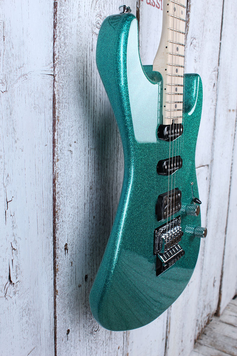Charvel Pro-Mod San Dimas Style 1 HSS FR M Electric Guitar Aqua Flake w Gig Bag