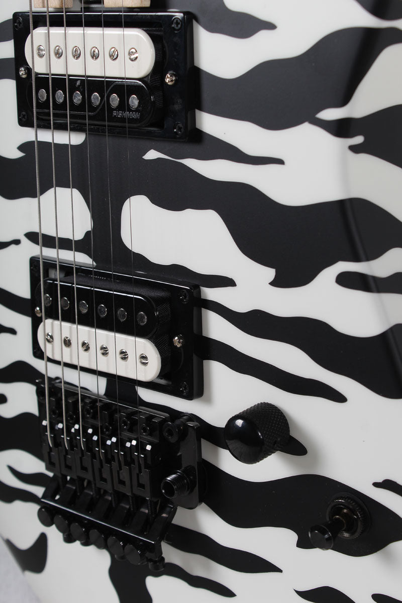 Charvel Satchel Signature Pro Mod DK Bengal Electric Guitar Satin White Bengal