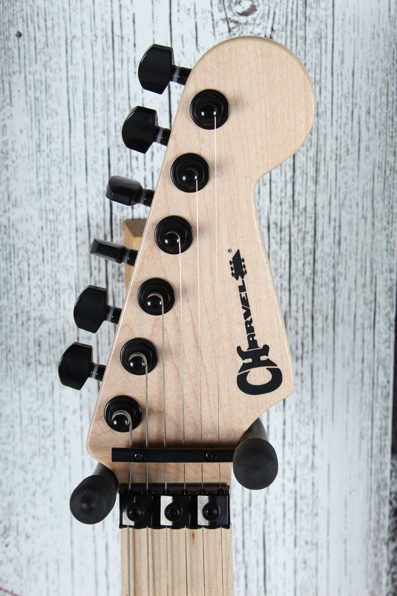 Charvel Satchel Signature Pro Mod DK Bengal Electric Guitar Satin White Bengal